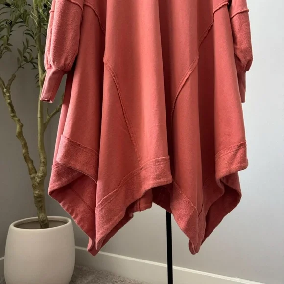 New Free People Blair Sweatshirt Oversized Long Slouchy Pullover - Picture 4 of 7